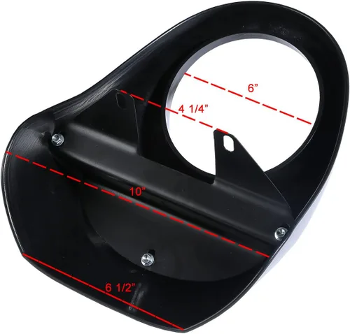 Vista 3 de XFMT Motocicleta Cafe Racer Estilo Drag Racing Faro delantero Carenado Carenado Máscara para Harley Sportster Dyna FX/XL 1973 en adelante