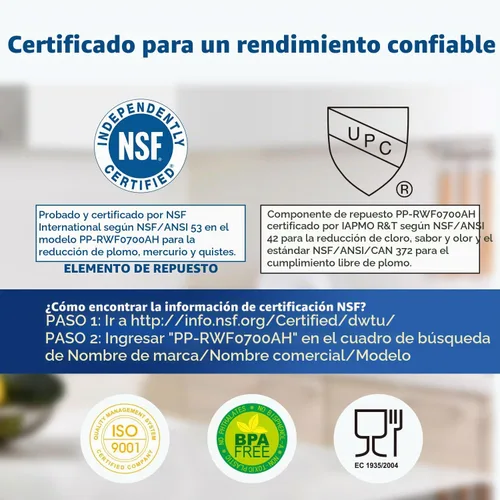 Vista 7 de PUREPLUS DA29-00020B - Repuesto certificado NSF/ANSI 53 y 42 para refrigerador Samsung RF28HFEDTSR, RF263BEAESG, RF263BEAESR AA, HAF-CIN/EXP