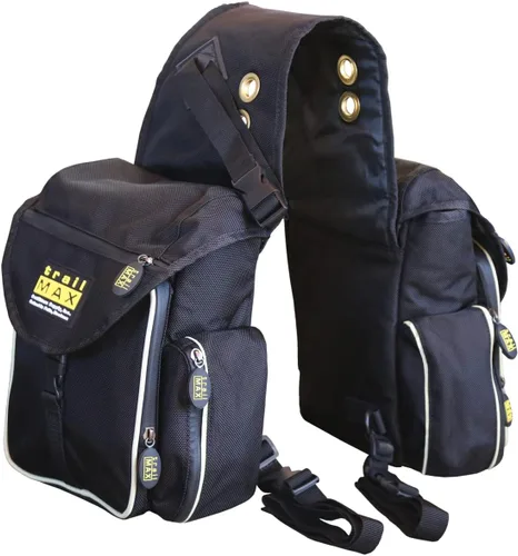 Vista 7 de TrailMax Serie 500 Bolsas de sillín aisladas y acolchadas para montar en senderos; bolsas acolchadas y aisladas para caballos; bolsas acolchadas