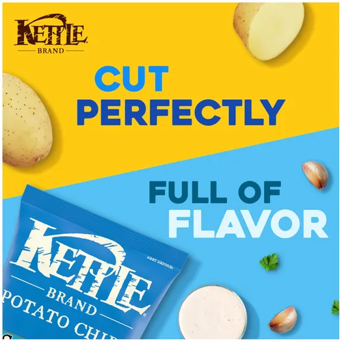 Vista 4 de Kettle Brand Papas fritas Farmstand Ranch Hervidor Chips, 7.5 Oz