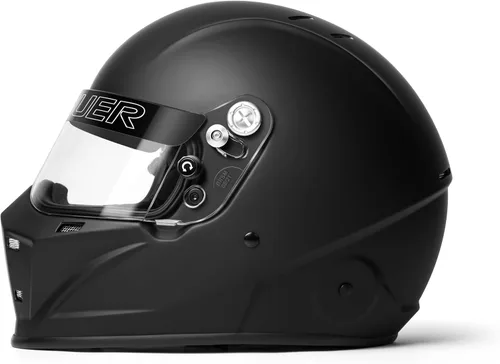 Vista 3 de Conquer Snell SA2020 - Casco de carreras de cara completa aprobado por SA2020 para adultos, hombres y mujeres, color negro, blanco y plateado