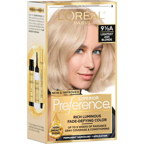 Vista 11 de L'Oreal Paris Superior Preference - Tinte permanente luminoso que desafía la decoloración para el cabello, tinte para el cabello hasta 9 semanas
