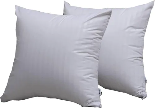 Vista 9 de Paquete de 4 protectores de almohada a prueba de plumas de 22 x 22 pulgadas, fundas impermeables para almohadas cuadradas de plumón de ganso