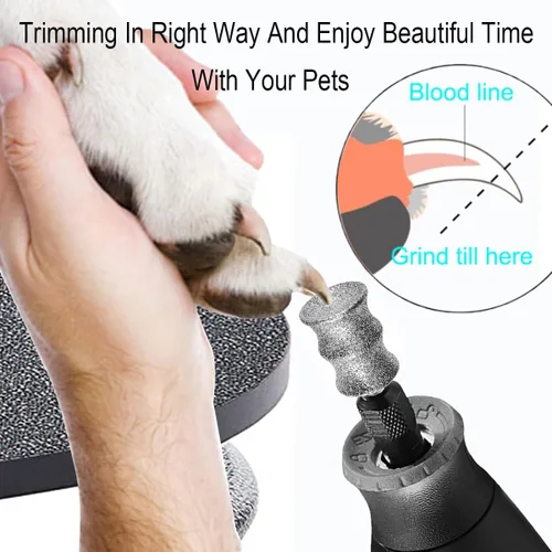Vista 3 de Dremel - Herramientas para recortar uñas para perros, aseo y alisado de patas para perros medianos y grandes, accesorio para amoladora de uñas