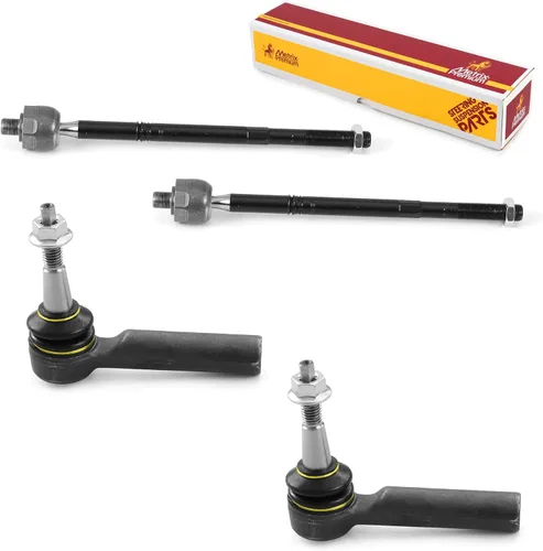 Vista 21 de Metrix Premium Chassis Parts - Kit de 4 piezas de extremos de barra de acoplamiento frontal exterior e interior compatible con Nissan Pathfinder