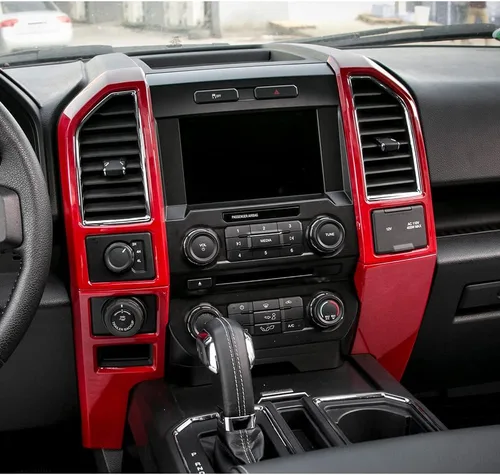 Vista 6 de Linskip Cubiertas de ventilación de aire para tablero compatibles con Ford F150 2015 2016 2017 2018 2019 2020 Ford F150, control 4WD y panel