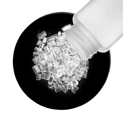 Vista 4 de Tiosulfato de sodio pentahidrato [Na2S3O3.5H2O] Cristales de grado AR 99% 1 Lb en dos botellas