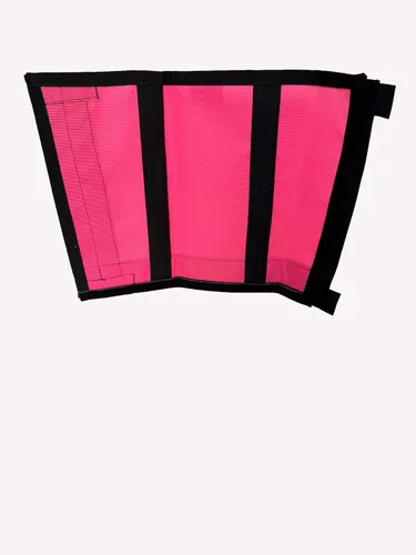 Vista 3 de Botas Warrior Fly para caballos, botas de caballo de malla transpirable para protección contra moscas y comodidad en las piernas, juego de 4 Rosa