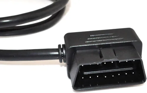 Vista 4 de iKKEGOL 3 pies 39.4 in OBD-II OBD2 ángulo recto 16 pines auto coche macho a hembra extensión cable de diagnóstico extensor adaptador