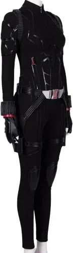 Vista 3 de Disfraz de Natasha Romanoff para mujeres adultas, peluca de Yelena Belova, traje de batalla, chaleco