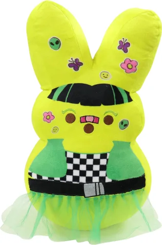 Vista 13 de Animal Adventure Peeps 4" Juguete de peluche de conejo Palm Pet coleccionable Azul