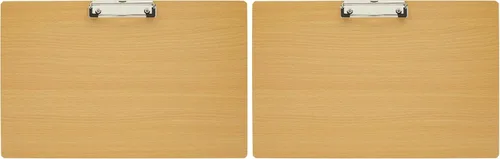 Vista 10 de Juvale Portapapeles de madera, 11.5 x 17 pulgadas, madera natural, tablero de regazo y caballete de regazo, portapapeles de tamaño legal