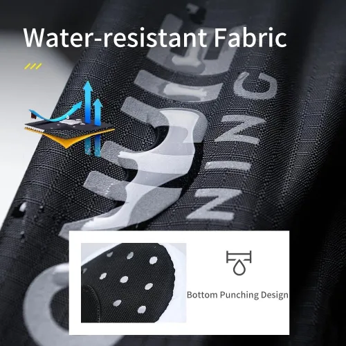 Vista 4 de Bolsa de almacenamiento para bastones de senderismo, impermeable y ligera, no se deforma fácilmente, adecuada para correr, chaleco de hidratación
