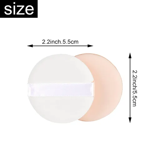 Vista 2 de Luckycivia - 30 piezas de 2.2 pulgadas de polvo cosmético, herramienta de maquillaje de base de esponja suave, esponja de base BB Cream esponja