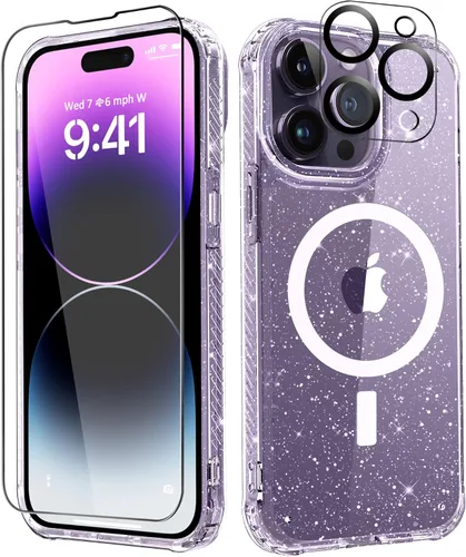 Vista 54 de MIODIK Compatible con Funda para iPhone Air, [Compatible con Magsafe] con Protector de Pantalla y Protección de Cámara Mejorada, Funda Protectora