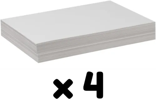 Vista 2 de Pacon Papel de dibujo de sulfito, blanco, 12 x 18 pulgadas, 500 hojas