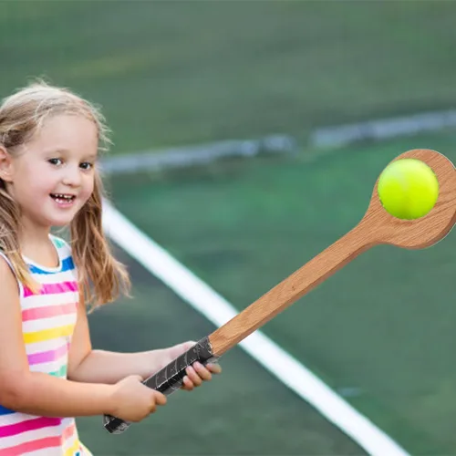 Vista 6 de Raqueta de entrenamiento de tenis Sweet Spot: puntero de tenis para niños y jóvenes - movimiento de pies y entrenamiento de frente y revés, raqueta