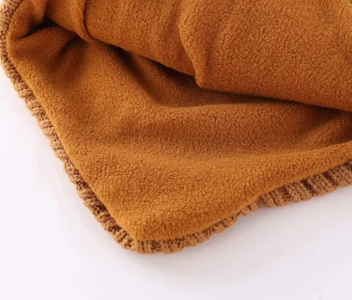 Vista 7 de Home Prefer Gorro de punto de vellón para niños y niñas, gorro de invierno para niños pequeños