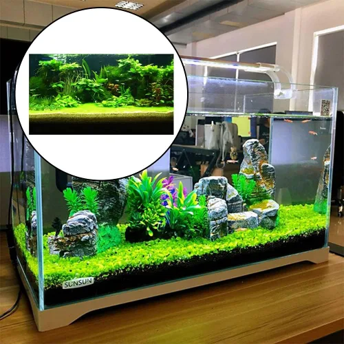 Vista 5 de Impresiones 3D Fondo de pecera Acuario Fondo Submarino Imagen Decoración Póster para pecera Papel pintado