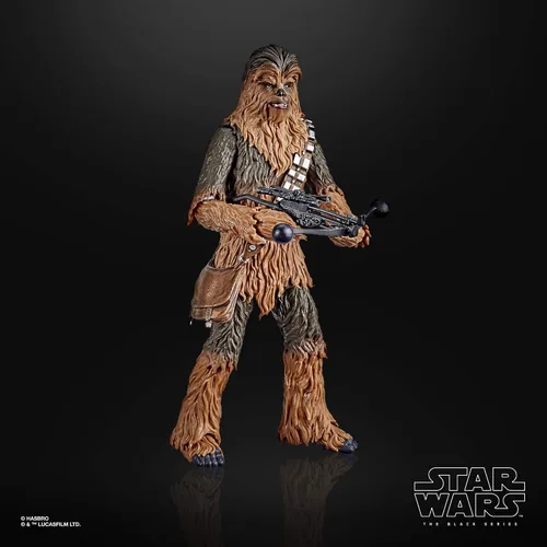 Vista 3 de Star Wars - Figura coleccionable de Chewbacca The Black Series de 15 cm, El Imperio Contraataca, 40° aniversario, para niños de 4 años en adelante
