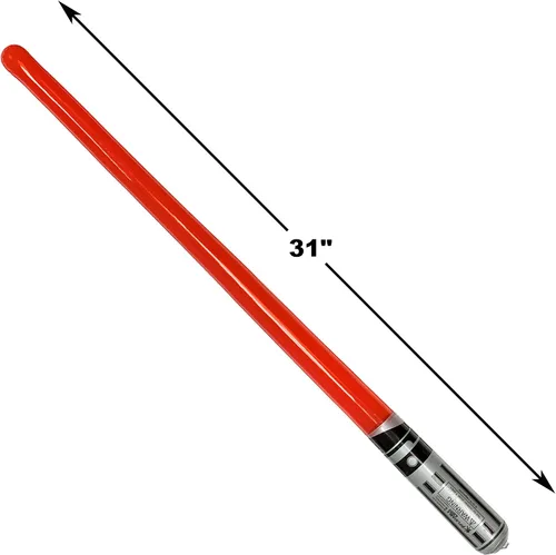 Vista 8 de Megasumer 50 espadas de sable ligeras inflables con bomba de aire Comprar 10 cada uno púrpura verde amarillo rojo sables de luz azules recuerdo