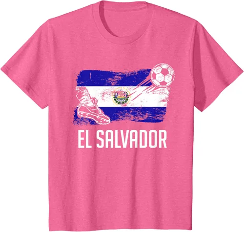Vista 35 de Camiseta salvadoreña con bandera de fútbol salvadoreño