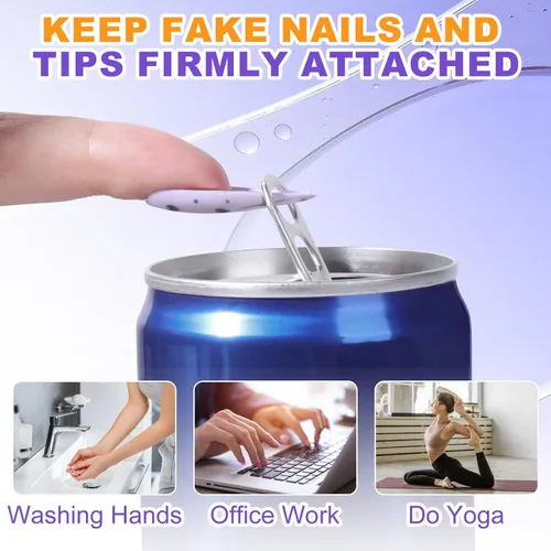 Vista 4 de Pegamento de uñas para uñas de acrílico.