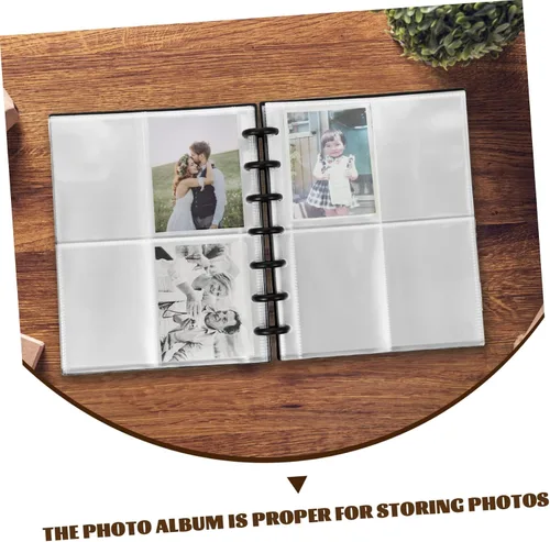 Vista 5 de Zerodeko Mini Photo Album for Photocard Collection Hand-made Storage Book Pages Elegant Design for Souvenirs and Memories Lightweight and Portable