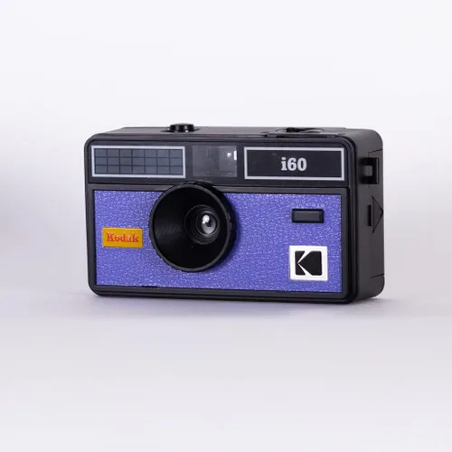Vista 3 de Kodak i60 - Cámara de película reutilizable de 1.378 in, estilo retro, sin enfoque, flash integrado, prensa y flash emergente (Very Peri)
