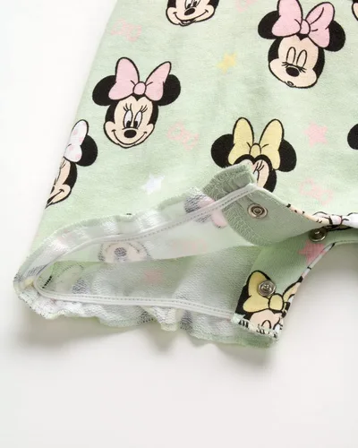 Vista 4 de Disney Mameluco para niñas - Conjunto de camiseta de 2 piezas Minnie Mouse, Winnie The Pooh