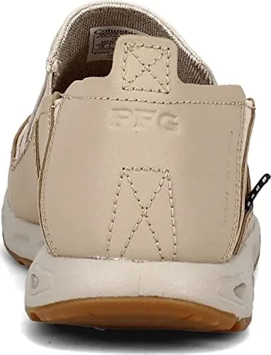 Vista 4 de Columbia PFG - Zapatos náuticos para hombre, marrn