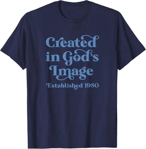Vista 5 de Regalo para 40 años de edad cristiana: Jesús 1980 40 cumpleaños camiseta Negro