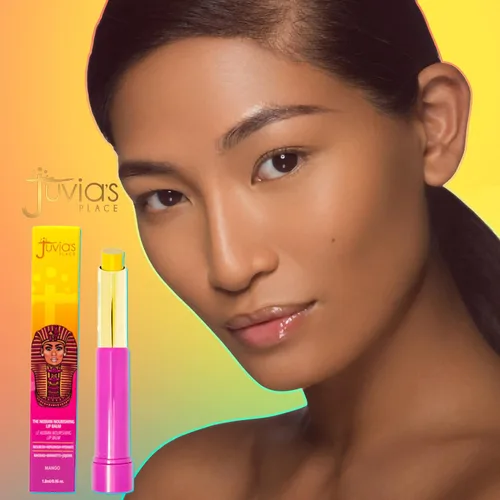 Vista 7 de Juvia's Place The Nubian Nourishing Lip Balm Mango – Hidratante Lip Chap, Hidratación de larga duración con aceites de Baobab, Manketti, girasol