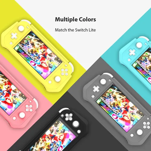 Vista 6 de Switch Lite - Funda protectora para Nintendo Switch Lite, compatible con Nintendo Switch Lite, funda protectora de pantalla con poliuretano