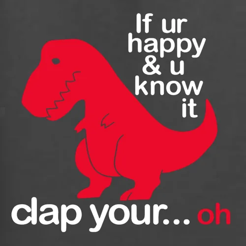 Vista 13 de Wild Bobby Sudadera con capucha unisex con estampado "If You're Happy and You Know it" de Dinausor