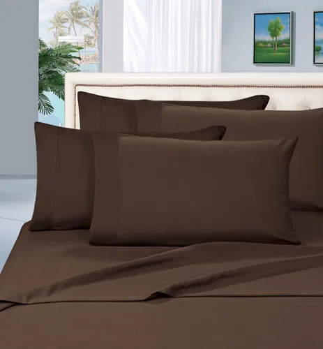 Vista 9 de Elegant Decor Juego de sábanas de lujo de 4 piezas de microfibra súper suave de 15-17 pulgadas de profundidad de 15-17 pulgadas de profundidad