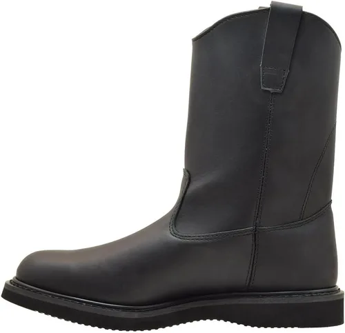 Vista 4 de Golden Fox - Botas de trabajo para hombre de cuero Wellington para granja y construcción