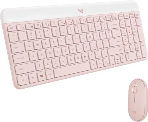 Vista 13 de [Usado] Logitech MK470 - Combo de teclado y mouse inalámbricos delgados - Diseño compacto moderno, ultra silencioso, receptor USB de 2.4 GHz, Grafito