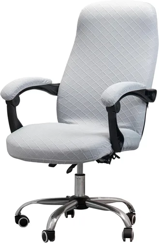 Vista 27 de Melaluxe Funda para silla de oficina con fundas para reposabrazos, funda elástica universal para silla de escritorio, fundas para silla