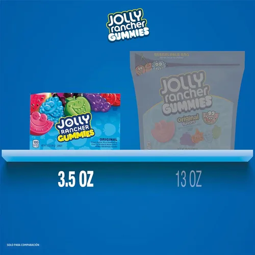 Vista 7 de JOLLY RANCHER Gummies - Caja de dulces con sabor a fruta original, 3.5 onzas