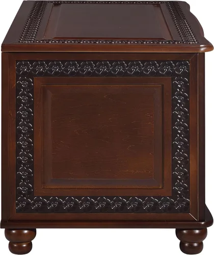 Vista 11 de Coaster Home Furnishings - Finlay - Madera - Cofre de cedro con parte superior abatible, bisagra de seguridad, interior forrado y estilo tradicional