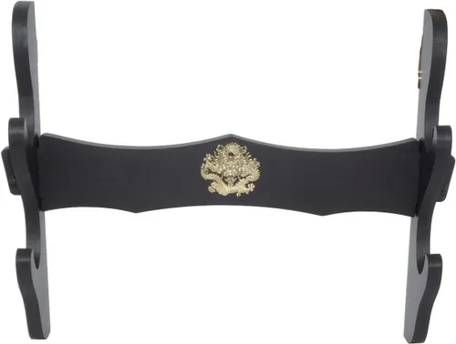 Vista 4 de Soporte de pared para espada de dragón, soporte de espada samurái, soporte de exhibición Katana Wakizashi, colgador de espada decorativa