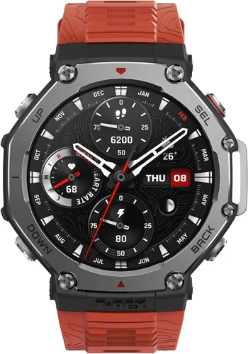 Vista 7 de Amazfit Repuesto renovado T-Rex 3 Reloj inteligente militar resistente 48mm, GPS, mapas sin conexión, resistente al agua 100m, reloj inteligente