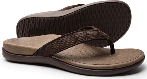 Vista 14 de LLSOARSS - Sandalias con soporte para el arco para pies con fascitis plantar, las mejores chanclas ortopédicas para pies planos o dolor en el talón