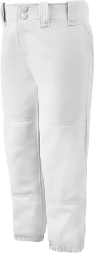 Vista 13 de Mizuno Pantalón de sóftbol Fastpitch con cinturón para niña Negro