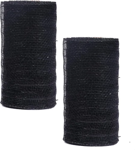 Vista 70 de YYCRAFT Paquete de 2 cintas de malla de polímero metálico de 6 pulgadas (total 20 yardas, verde manzana)