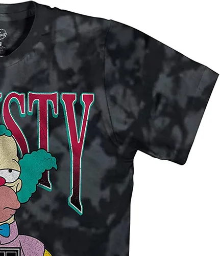 Vista 6 de The Simpsons Camiseta Krusty The Clown para hombre Homer, Bart, Lisa & Krusty The Clown