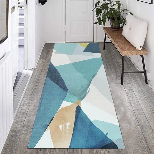 Vista 2 de Alfombra de pasillo estrecha, moderna y lavable, alfombra larga para pasillo, cocina, dormitorio, sala de estar, balcón, tapete de paso 31.5x157.5