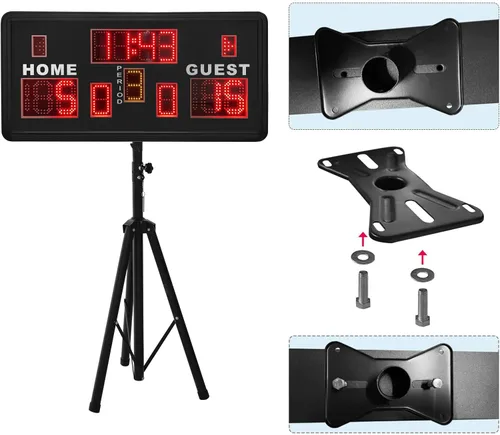 Vista 3 de Trípode portátil ultra grande del marcador electrónico, 37.4-74 pulgadas, ajustable