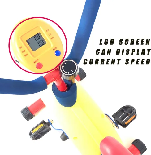 Vista 5 de Equipo de ejercicio de diversión y fitness para niños, bicicleta deportiva para interiores y exteriores, bicicleta estacionaria para niños, niñas